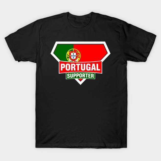 Portugal Super Flag Supporter T-Shirt by ASUPERSTORE